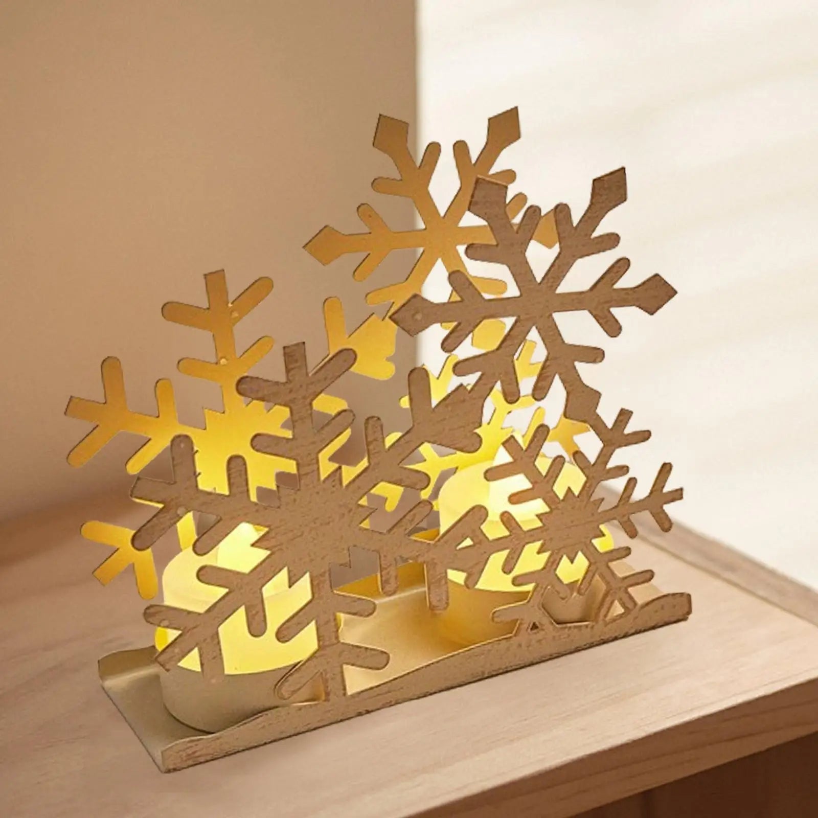 Bougeoir Flocon de Neige Design