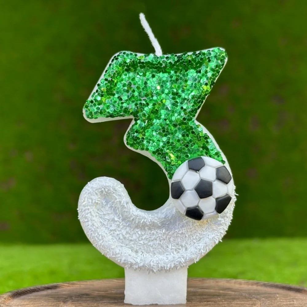 Bougie Anniversaire Football 3
