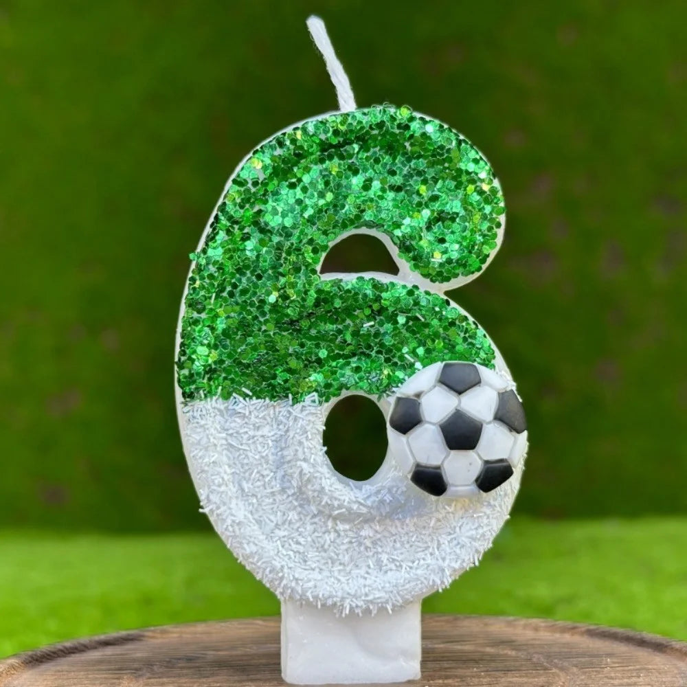 Bougie Anniversaire Football 6