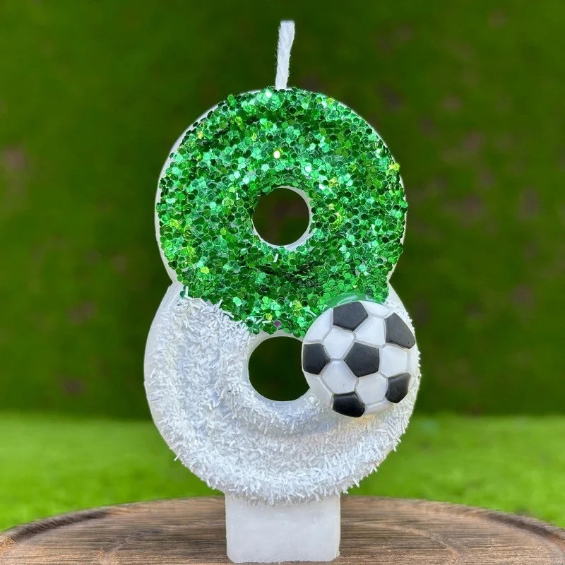 Bougie Anniversaire Football 8