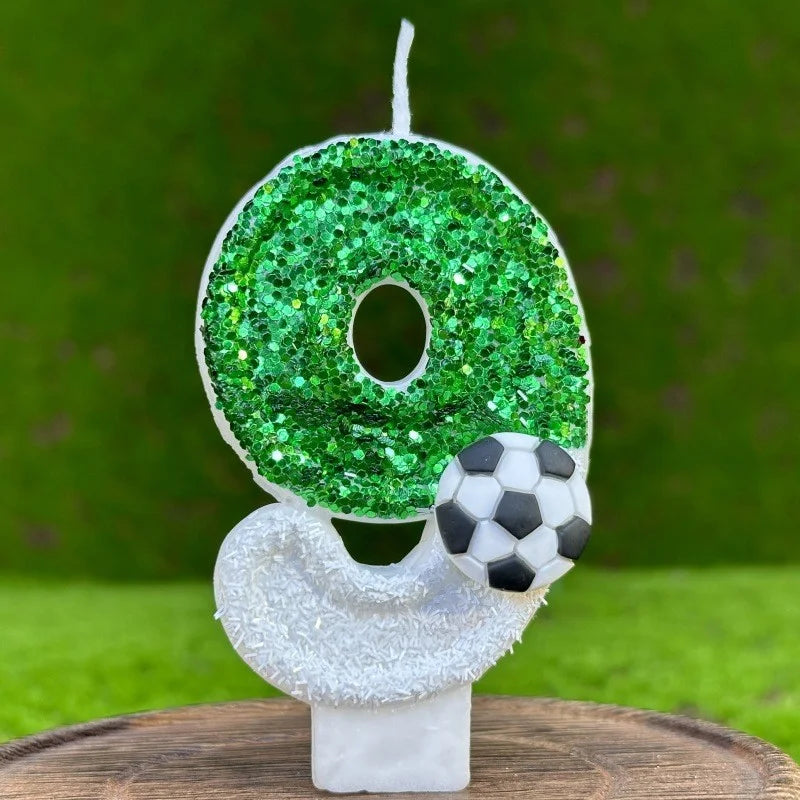 Bougie Anniversaire Football 9