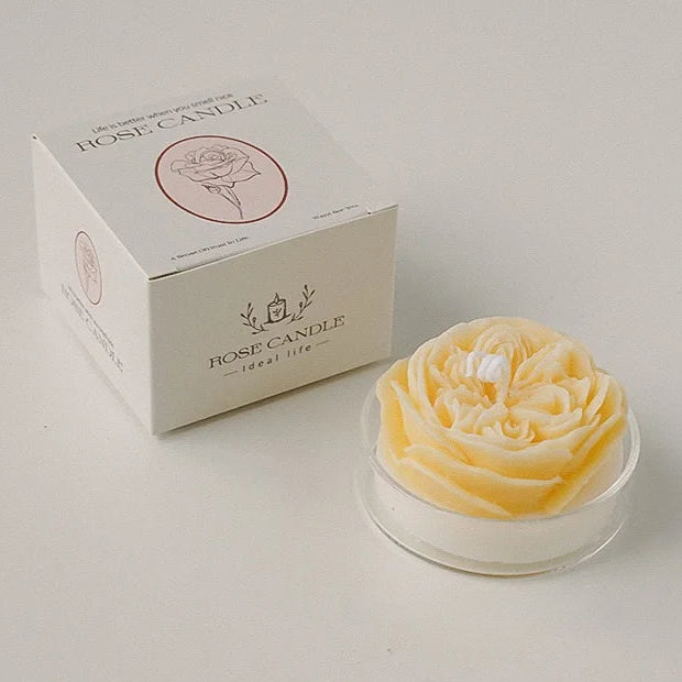 Bougie Fleur Jaune