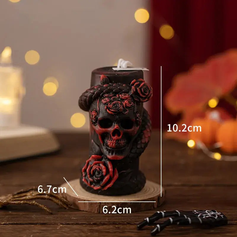 Bougie Halloween Gothique