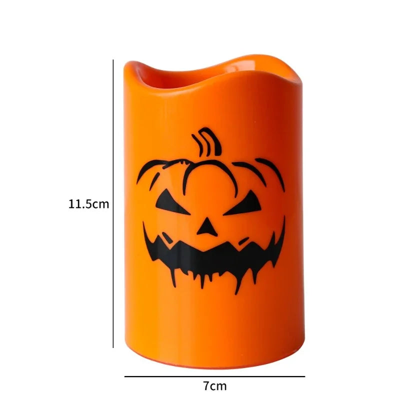 Bougie Halloween Led Citrouille cosy