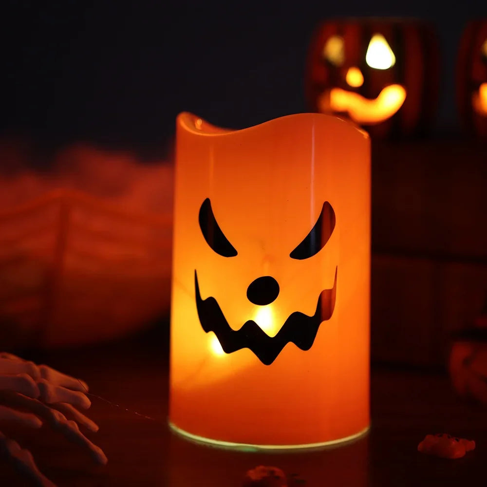 Bougie Halloween Led Effrayante