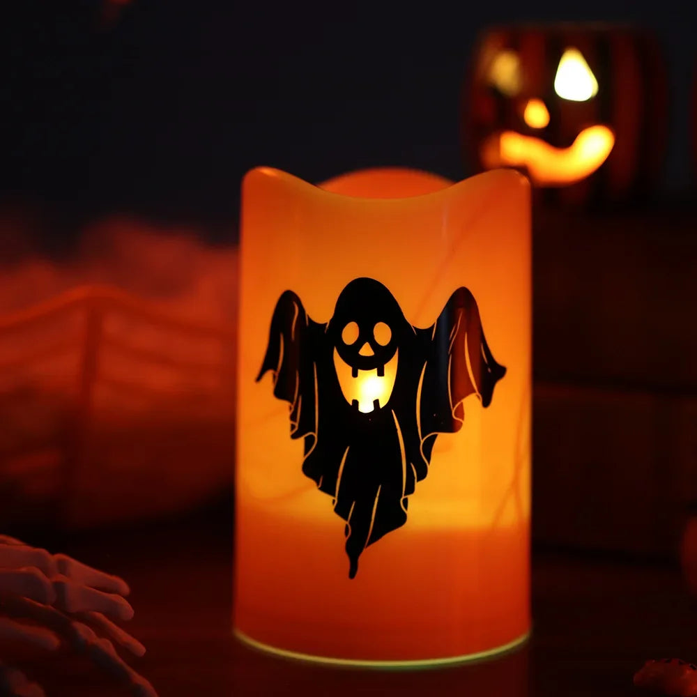 Bougie Halloween Led Fantôme