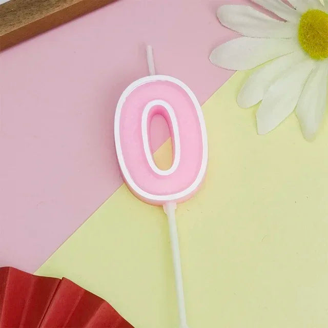 Bougie Numérique Rose