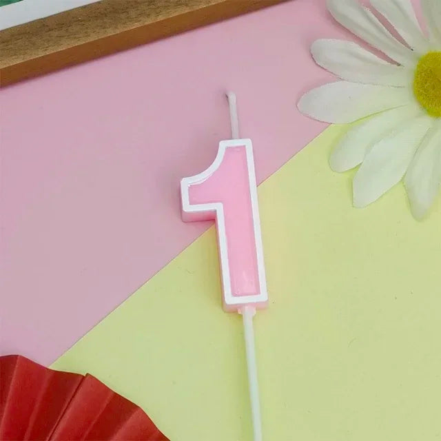 Bougie Numérique Rose