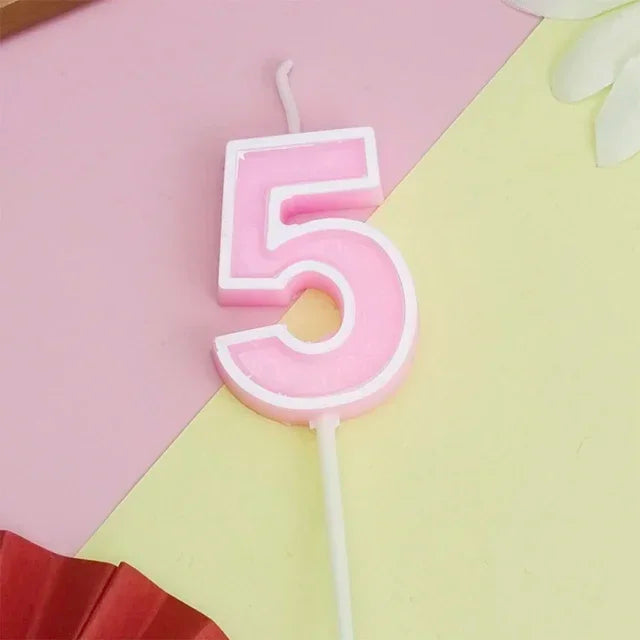 Bougie Numérique Rose