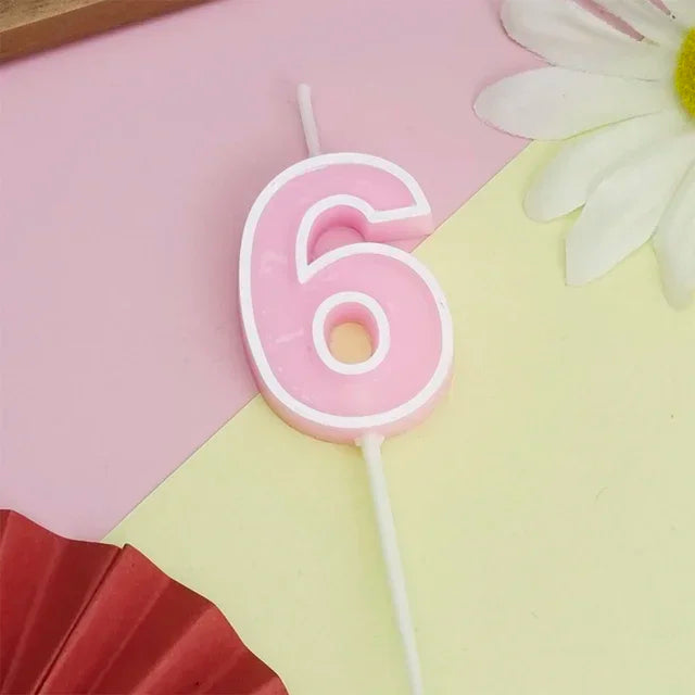 Bougie Numérique Rose