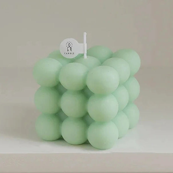 Bougie Parfumée Cube Verte