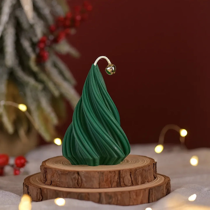Bougie Sapin Vert Tourbillonnant
