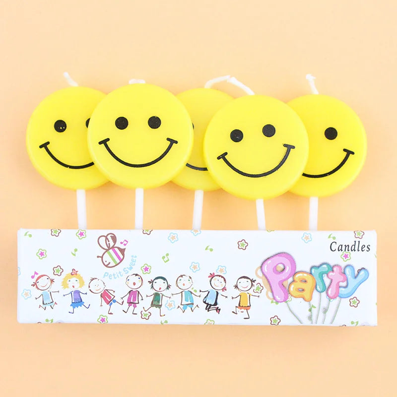 Bougie Smiley Jaune