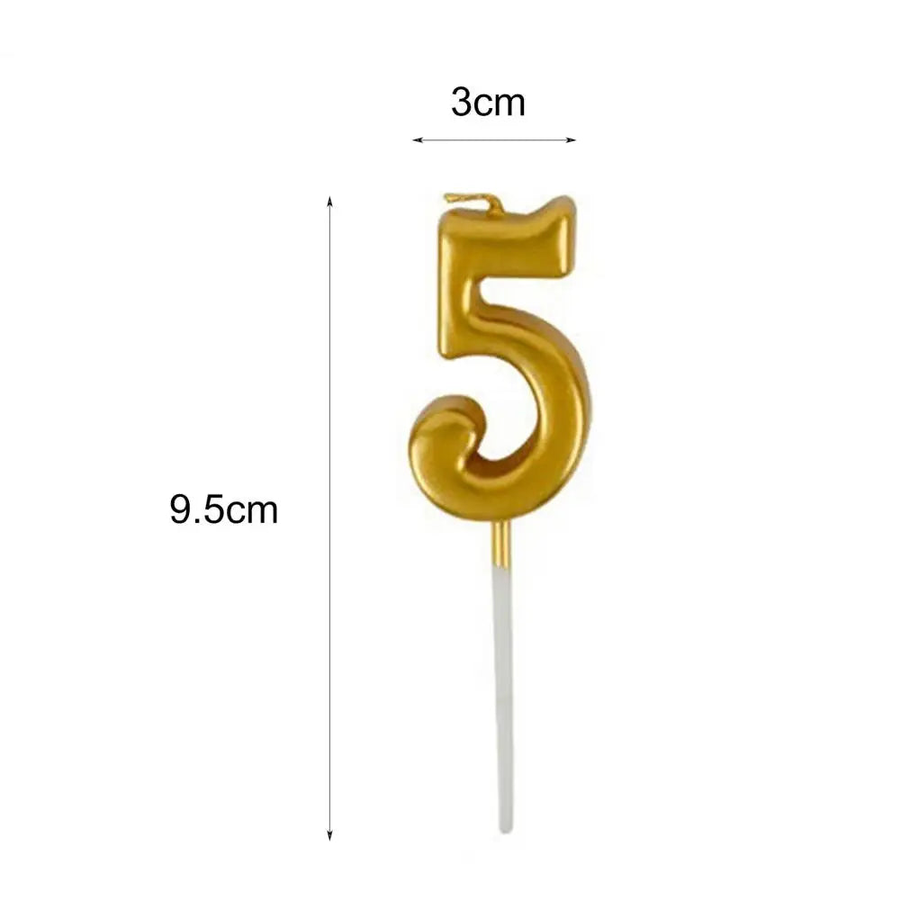 Bougies Numérique Gold Chic