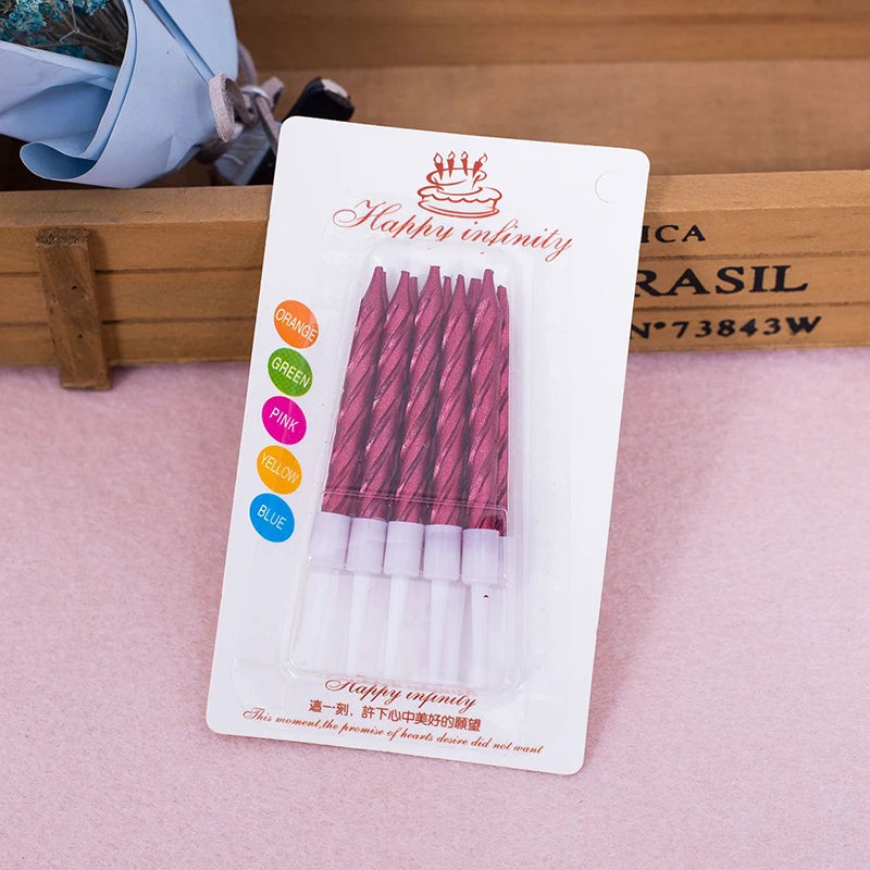 Bougies d’Anniversaire Rouges