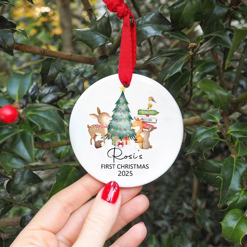 Boule Noël Personnalisée en Céramique