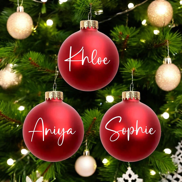 Boule de Sapin Personnalisée