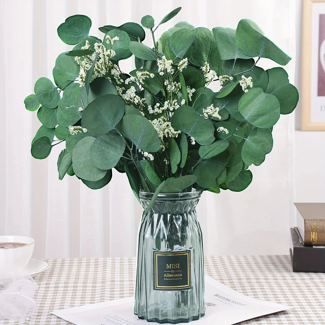 Bouquet Feuilles d’Eucalyptus Pour Centre de Table Design