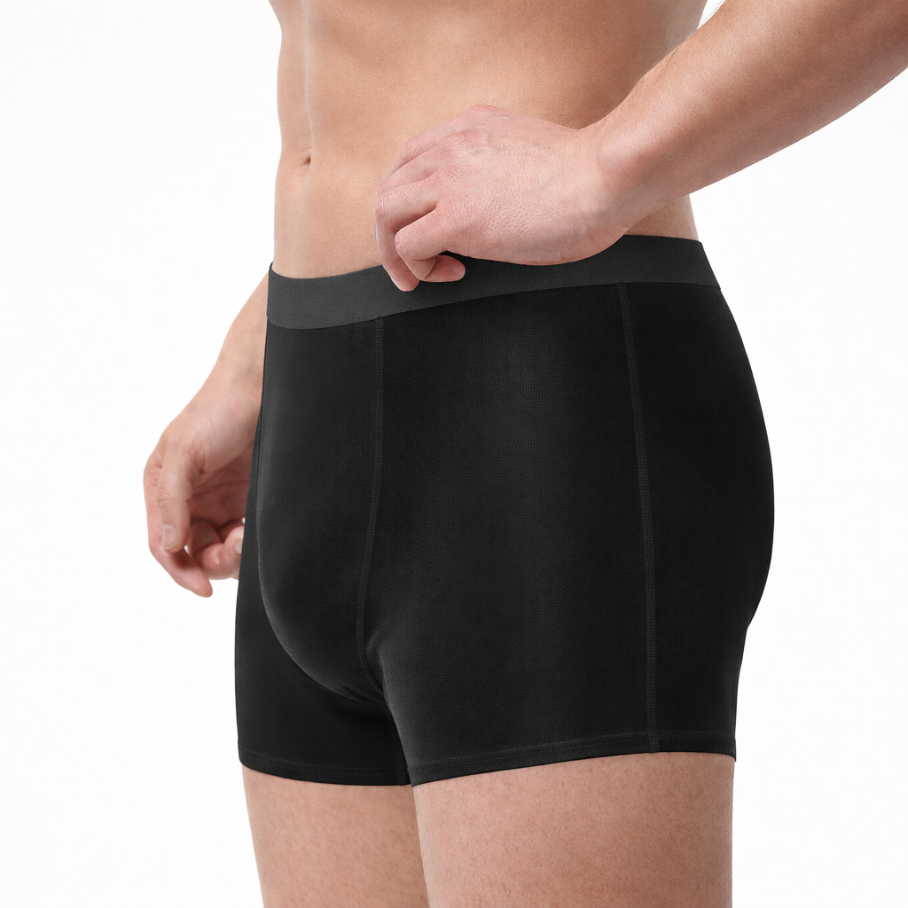 Boxer Homme Personnalisé Saint-Valentin Noir