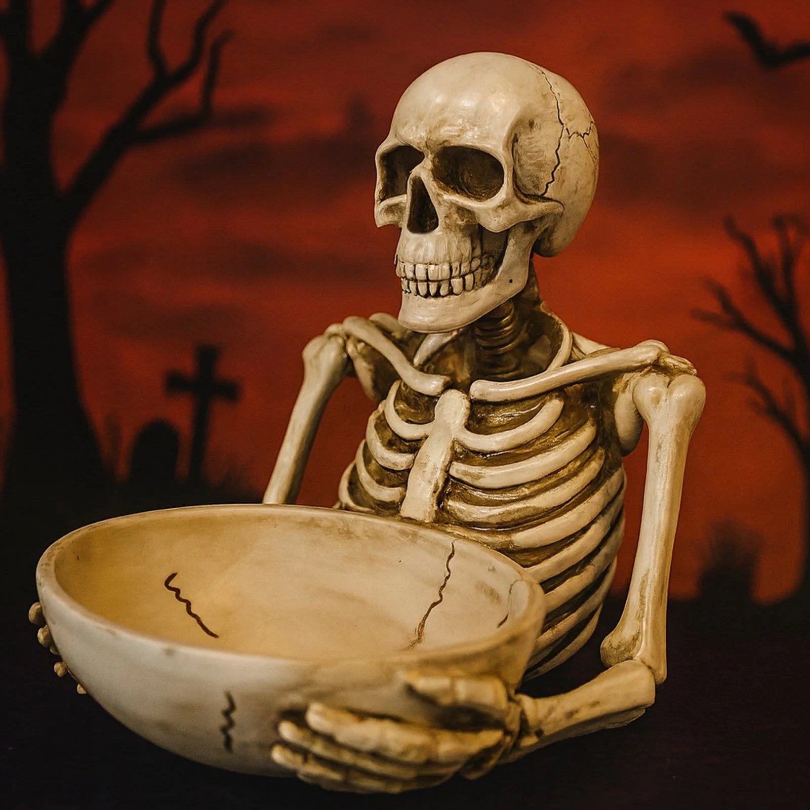 Buste Squelette Déco halloween