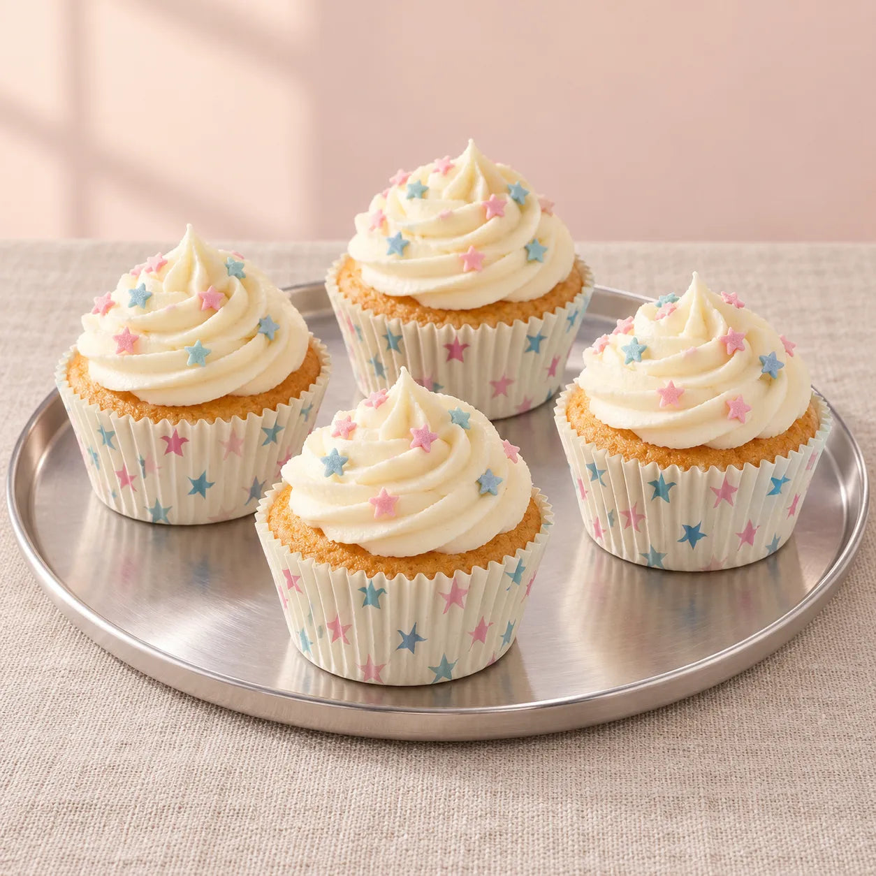 Caissette à Cupcake Motif Etoiles Résistant