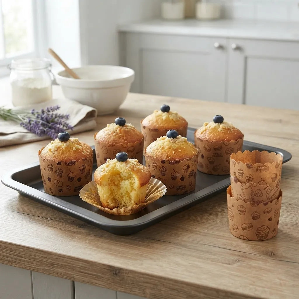 Caissette Cupcake en Kraft Utilitaires