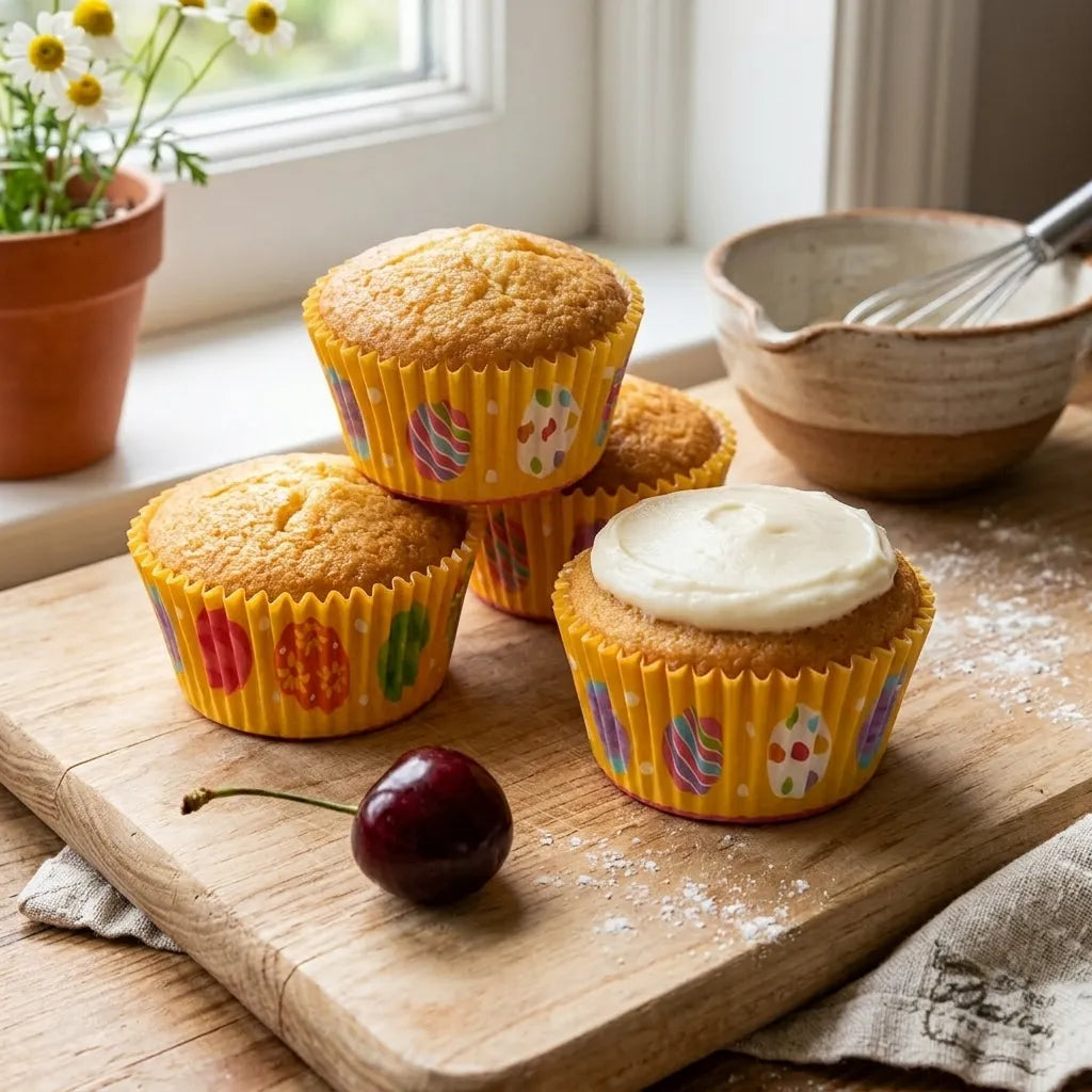 Caissette Cupcake Œuf de Pâques Resistant