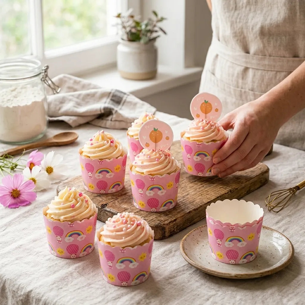 Caissette à Muffin à Motifs Arc-en-ciel Résistant