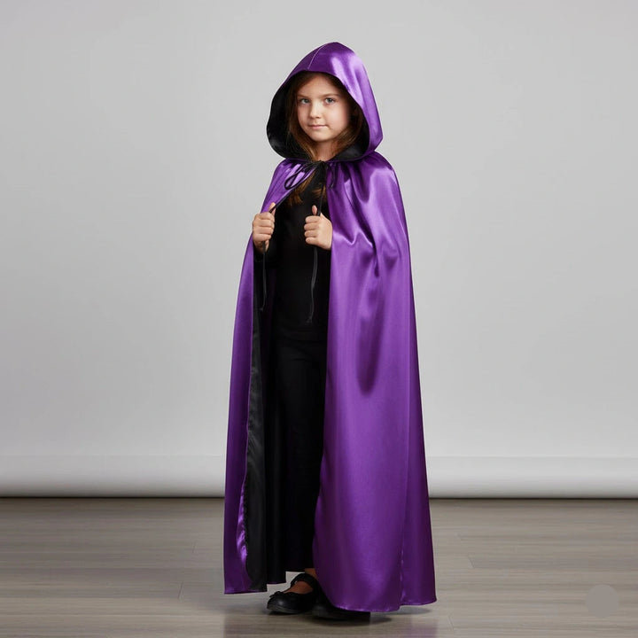 Cape Vampire Violette et Noire stylé