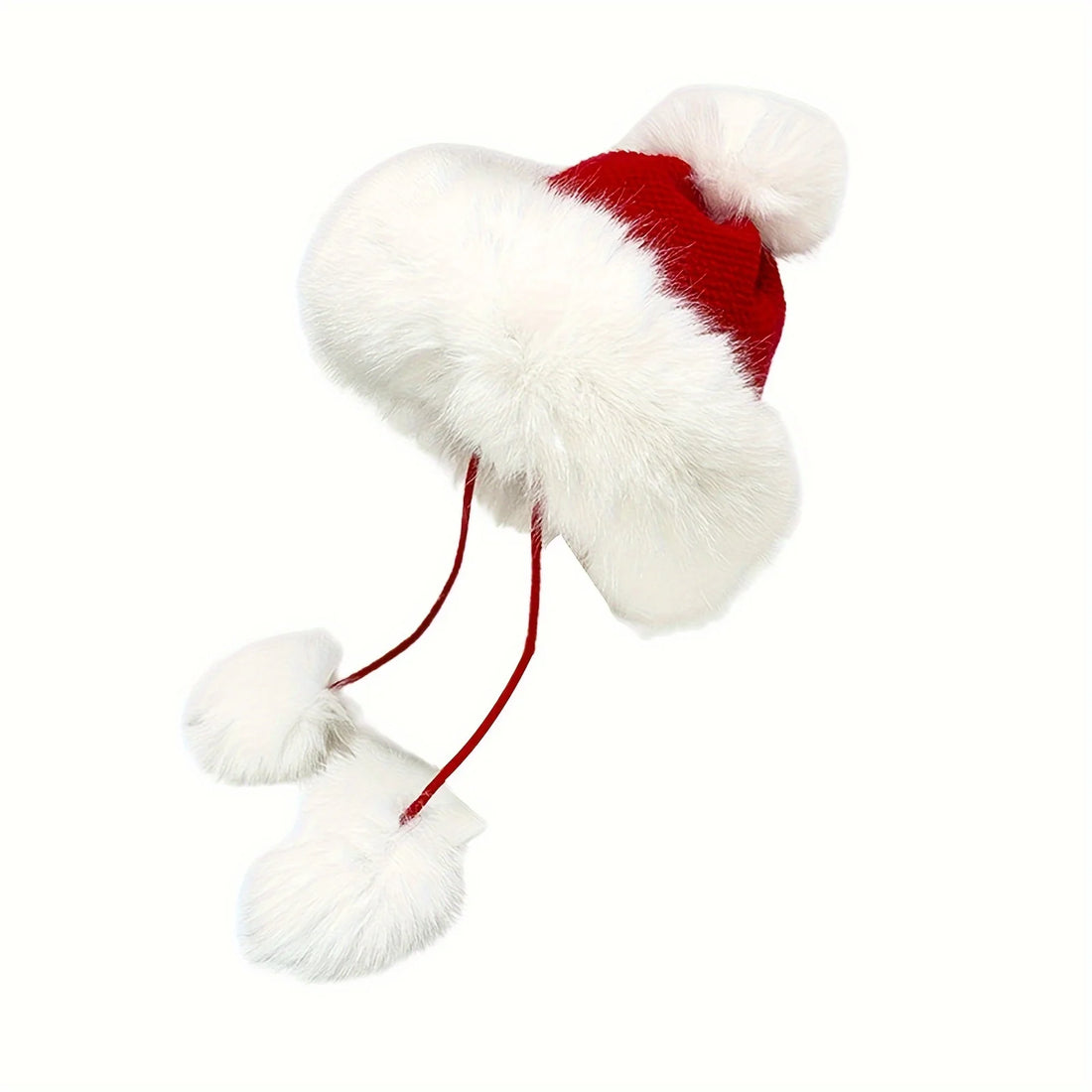 Chapeau de Noël à Pompons Chaleureux