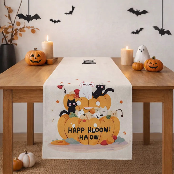 Chemin de Table Halloween Cartoon