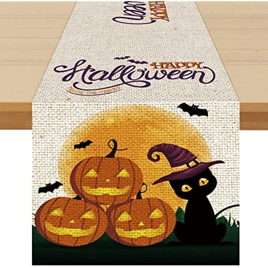 Chemin de Table Happy Halloween classique