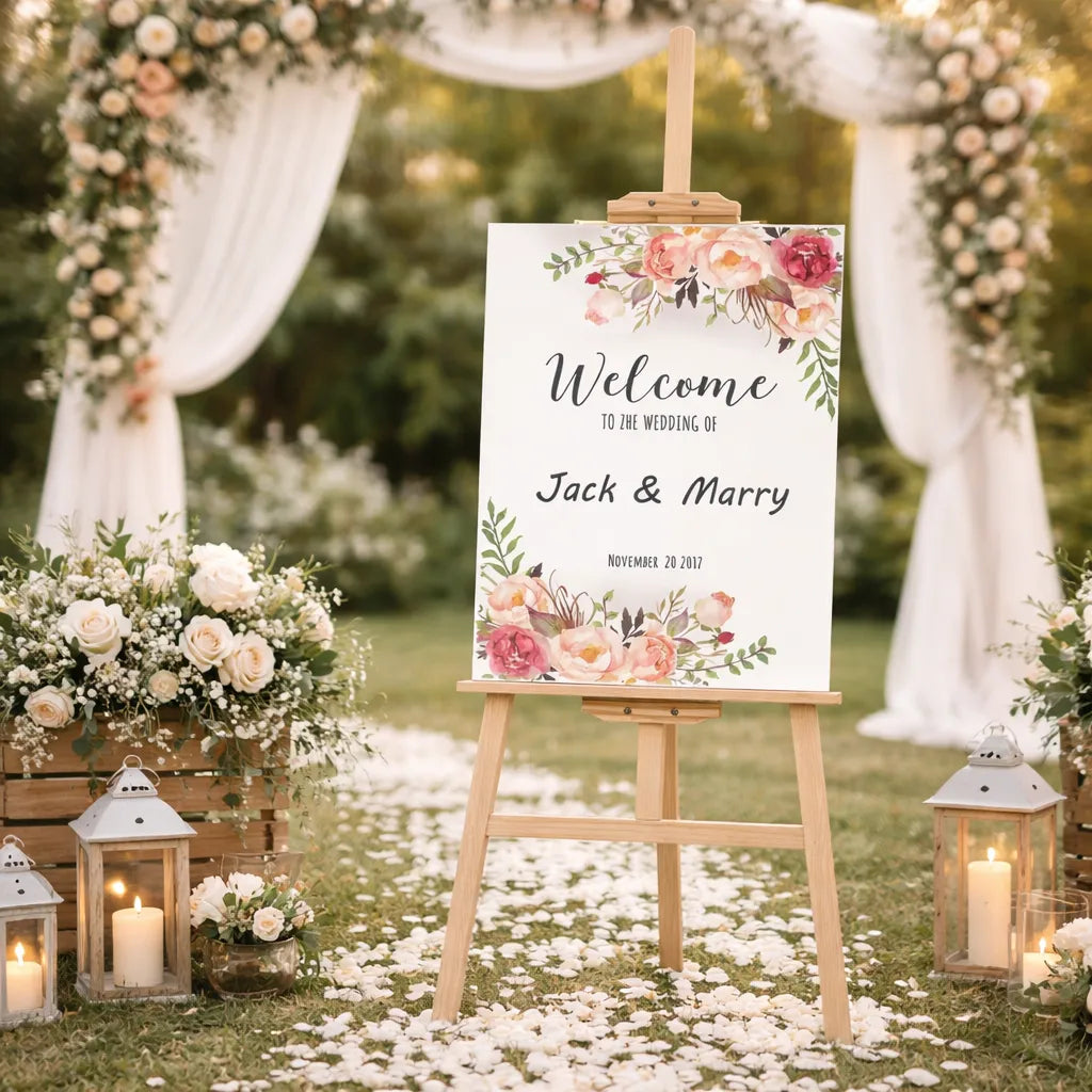 Chevalet Bois Mariage