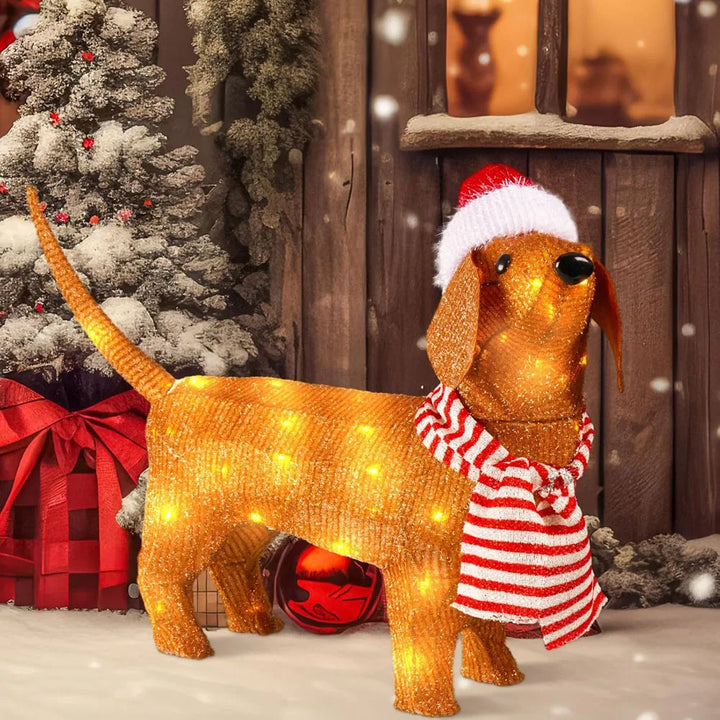 Chien De Noël Teckel