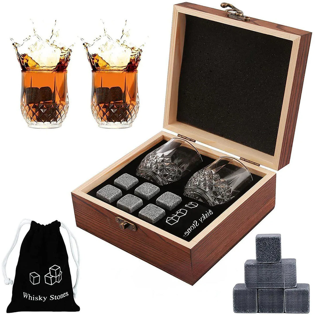 Coffret de Verres à Whisky Homme Original