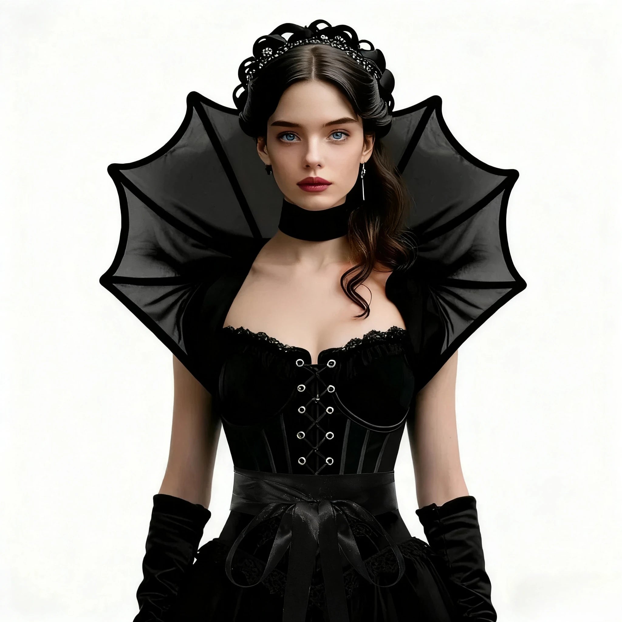 Col Montant Vampire Noir