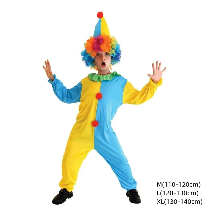 Combinaison Clown Bleue et Jaune Design
