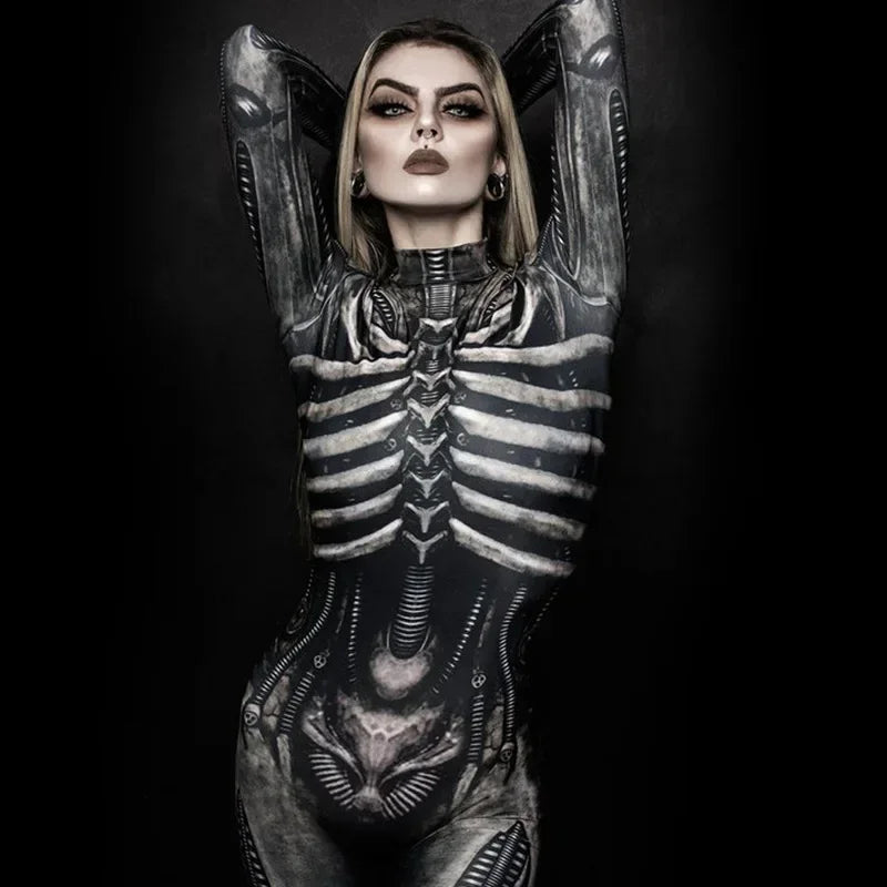 Combinaison Femme Squelette Flexible 