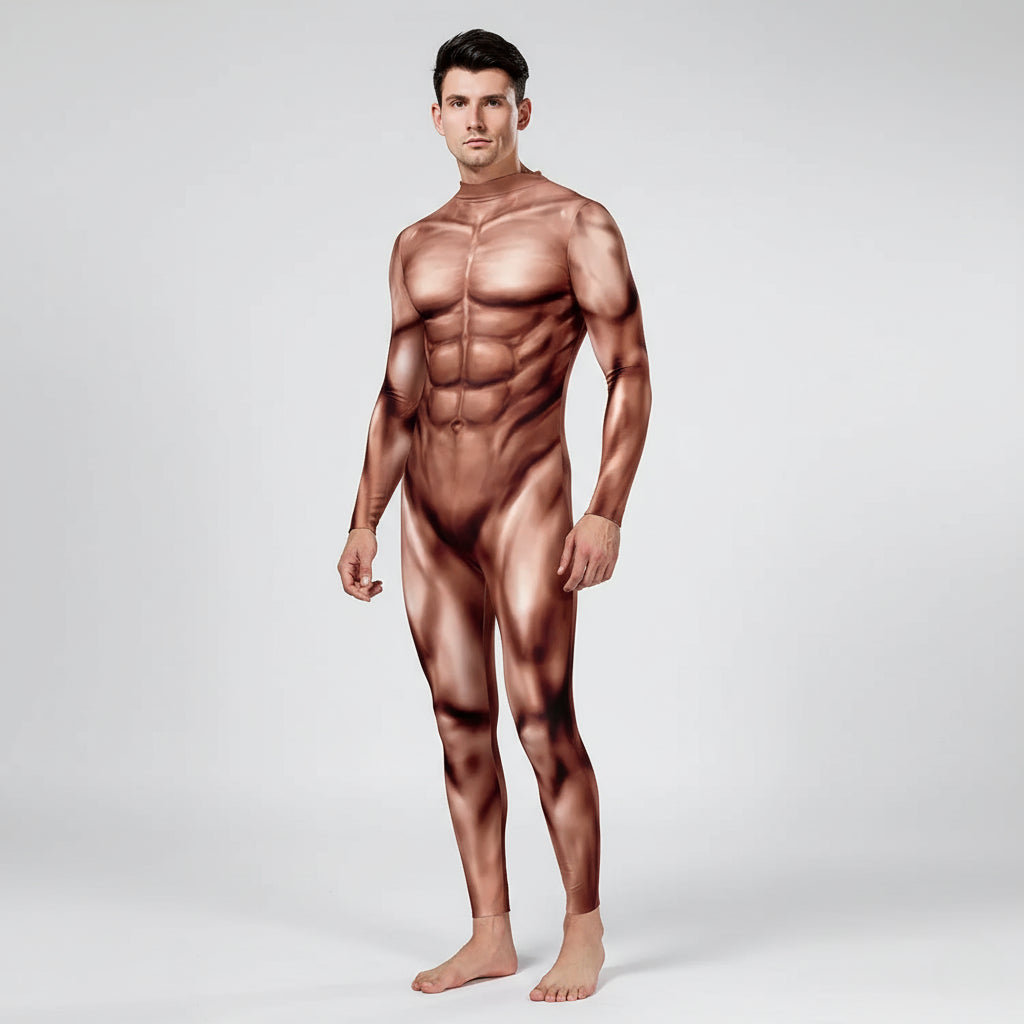 Combinaison Homme Muscles Amusant