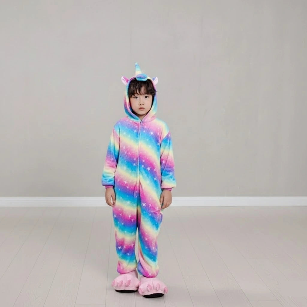 Combinaison Licorne Enfant Arc-en-Ciel