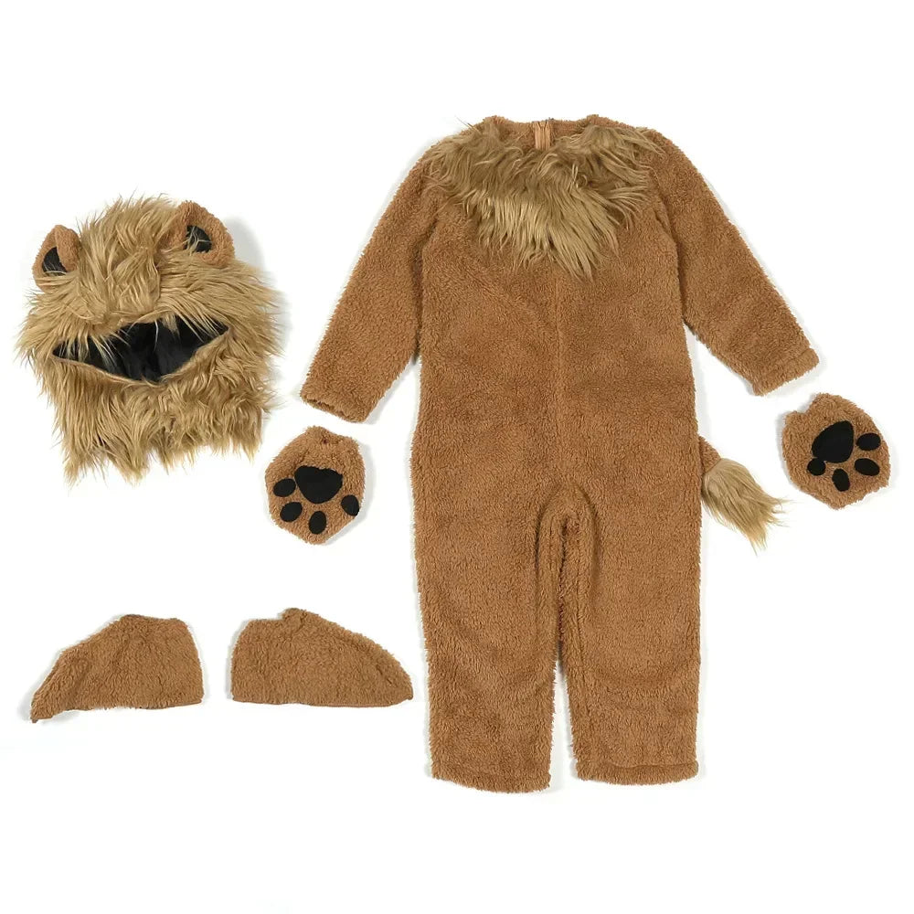 Combinaison Lion Douillette marron