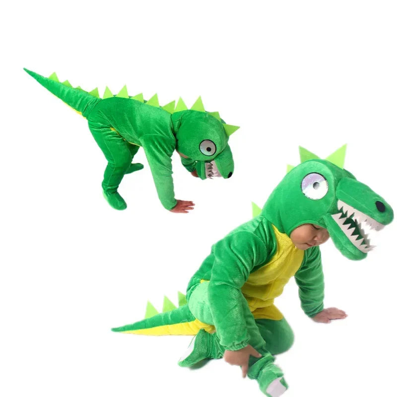 Combinaison Verte Dinosaure Enfant tendance