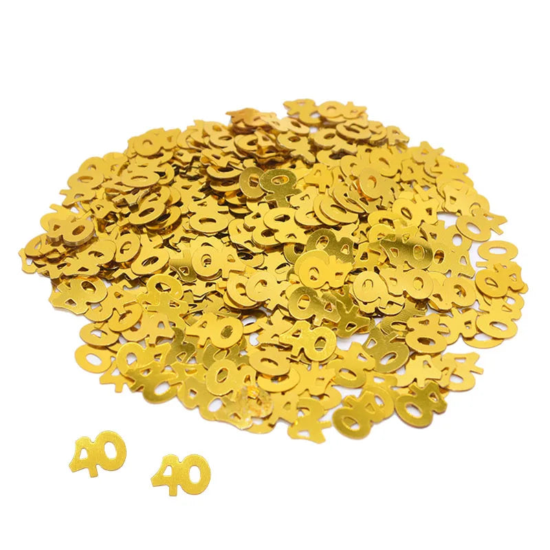 Confettis 40 Doré classe