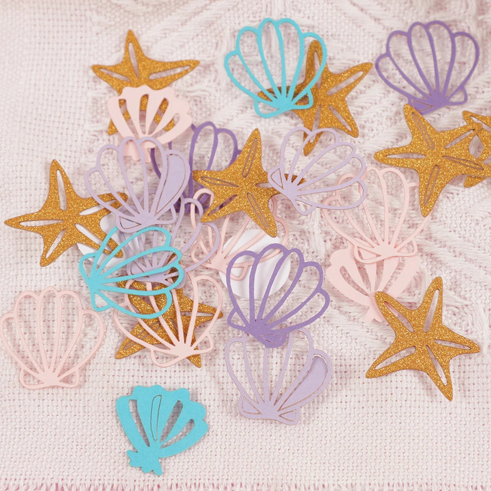 Confettis Anniversaire Sirène Design