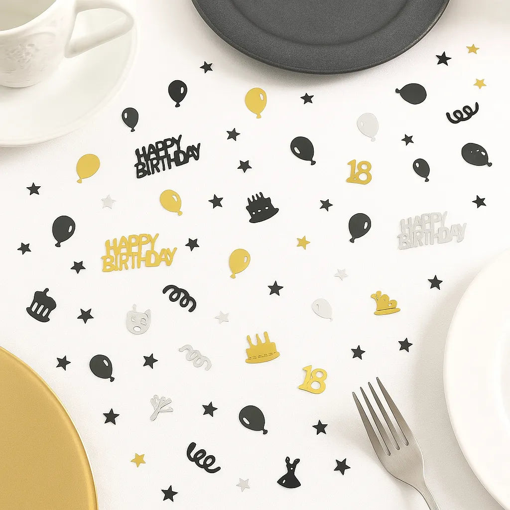 Confettis Happy Birthday 18th