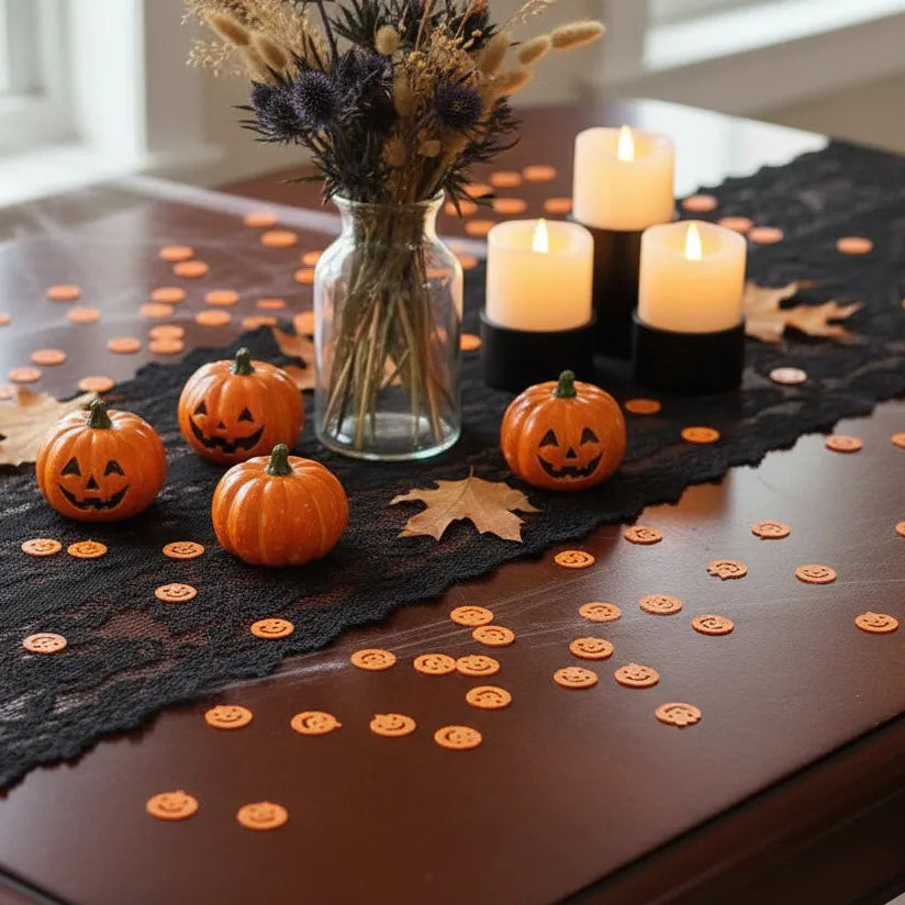 Confettis de Table Citrouilles Halloween