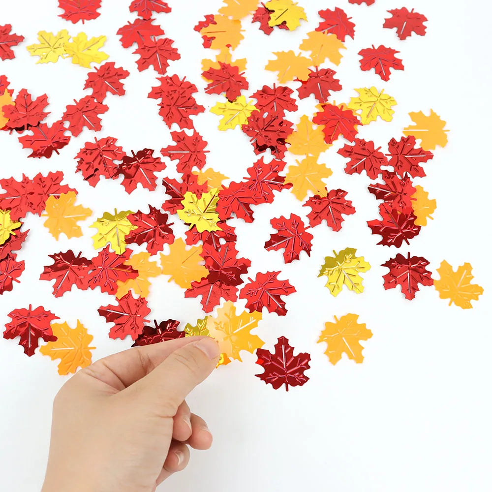 Confettis de Table Feuille d’Erable Design