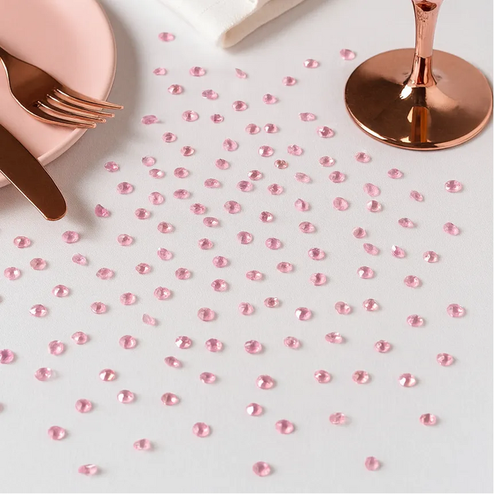 Confettis en Cristal Acrylique Rose