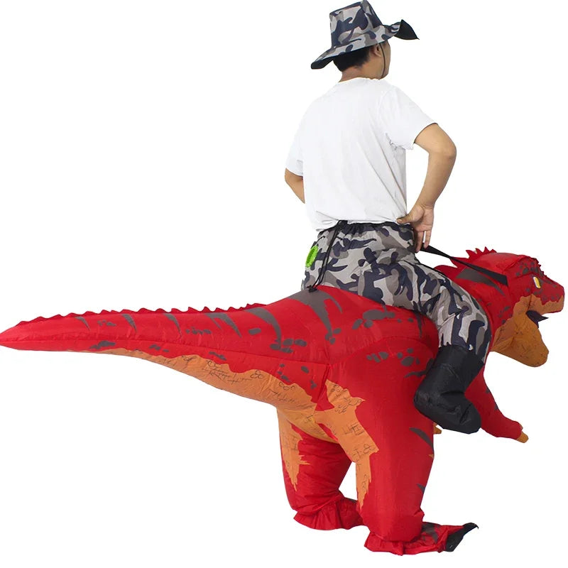 Costume Cavalier Dinosaure Dos