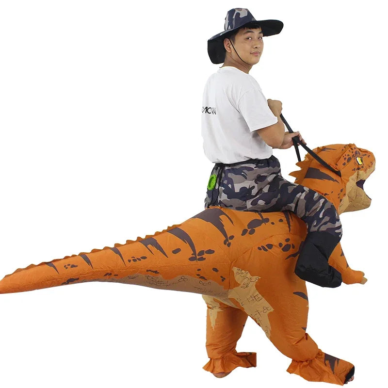Costume Cavalier Dinosaure Originale Dos